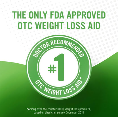 alli Weight Loss Diet Pills, Orlistat 60mg Capsules, Non Prescription WeightLoss Aid