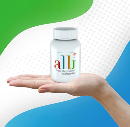 alli Weight Loss Diet Pills, Orlistat 60mg Capsules, Non Prescription WeightLoss Aid